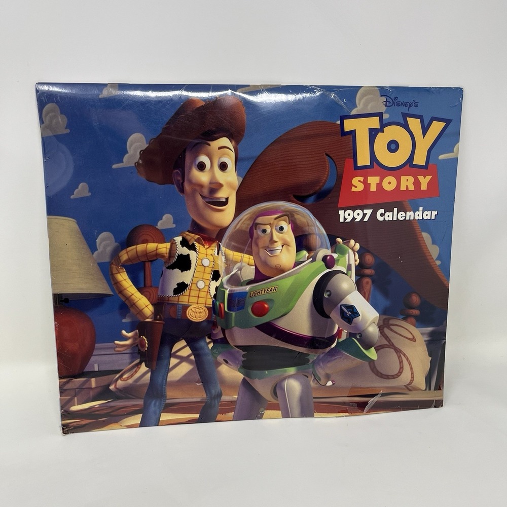 Vintage 1997 Toy Story Wall Calendar - Factory Sealed New - Disney Pixar Woody